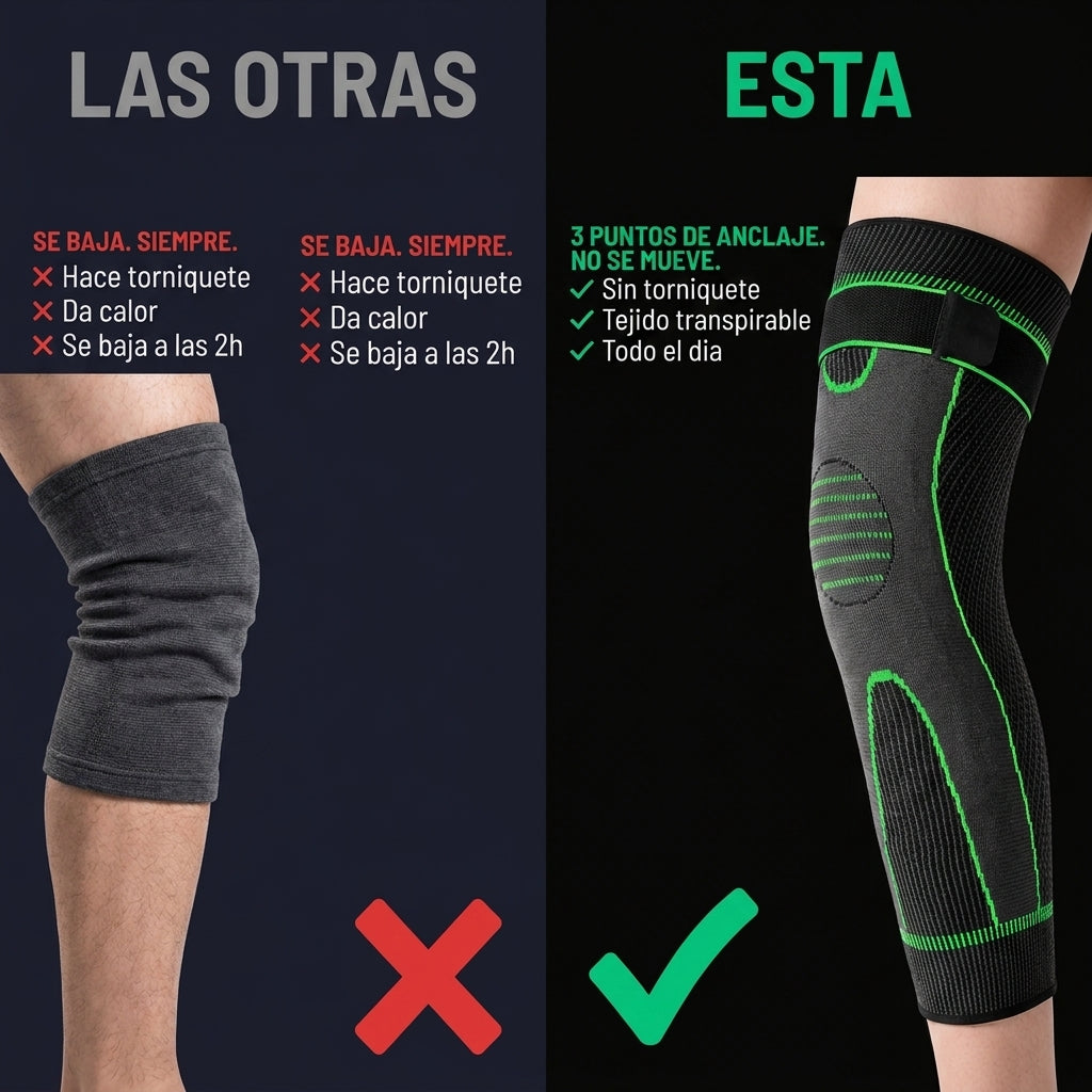 Rodillera Larga De Compresión De Rodilla - id22905 — vista 2