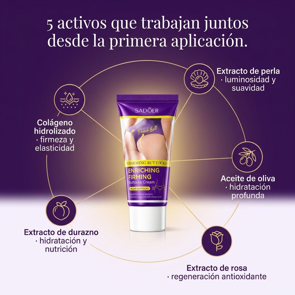 Crema reafirmante aumenta levanta Gluteo - id31270 — vista 3