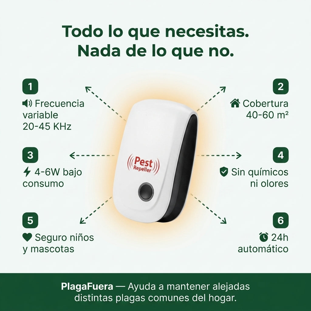 Repelente Ultrasonico De Plagas Potente - ID22554 — vista 3