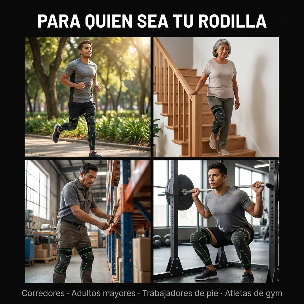 Rodillera Larga De Compresión De Rodilla - id22905 — vista 5