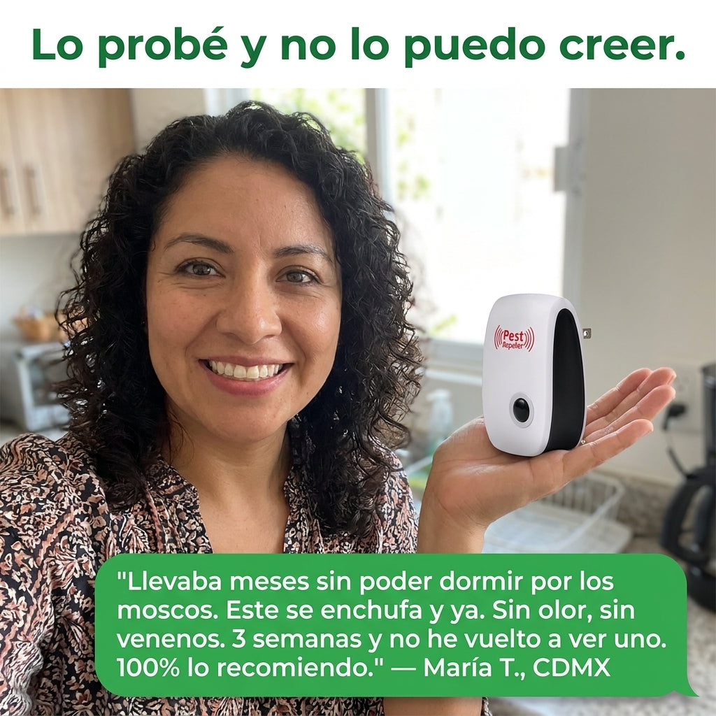 Repelente Ultrasonico De Plagas Potente - ID22554 — vista 6